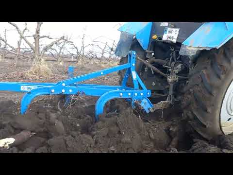 Видео: пахота трактором мтз 82.1 и турецкий плуг unlu плн 3-35