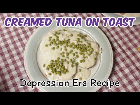 Видео: Тунец в сливках на тосте — рецепт эпохи Великой депрессии