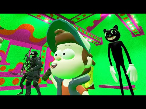 Видео: КОТОПЕС ГОНЯЕТСЯ ЗА ДИППЕРОМ В ЦВЕТНОМ ЛАБИРИНТЕ SCP ► Garry's Mod