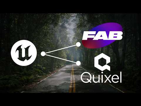 Видео: Простой способ использования Megascans в FAB с Unreal Engine 5