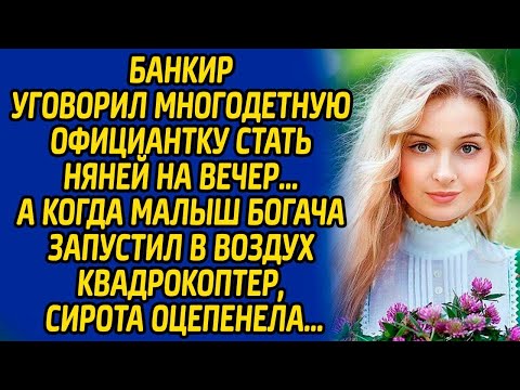 Видео: Банкир уговорил многодетную официантку стать няней на вечер а когда сын богача запустил квадрокоптер