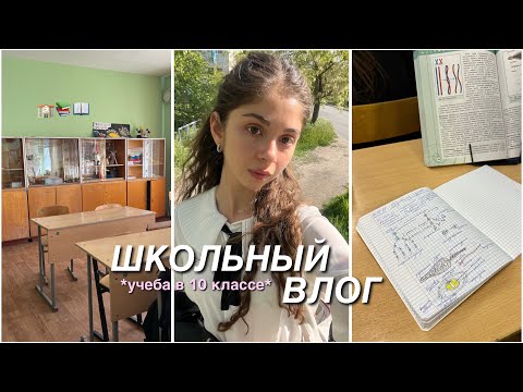 Видео: ШКОЛЬНЫЙ ВЛОГ | учеба в 10 классе, подготовка к ЕГЭ, *реальная* жизнь