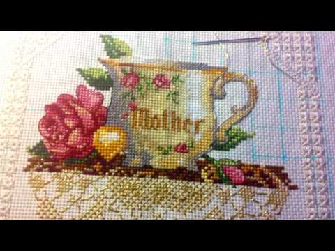Видео: ВЫШИВКА КРЕСТОМ | Dimensions "Мамина чашка" завершение и впечатления