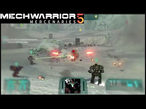 Видео: Mechwarrior 5 Mercenaries. Обзор меха Jagermech JM6 - DD.