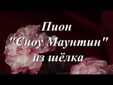 Видео: Пион из шёлка урок2 peony part2