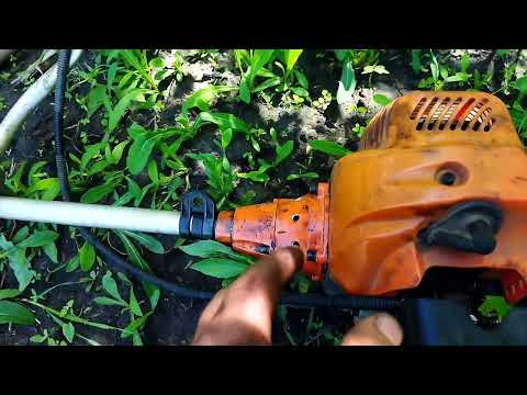 Видео: "мототяпка" стоит ли покупать? насадку на тример!!!