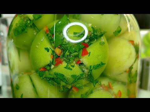 Видео: КВАШЕНЫЕ ЗЕЛЁНЫЕ ПОМИДОРЫ ФАРШИРОВАННЫЕ
