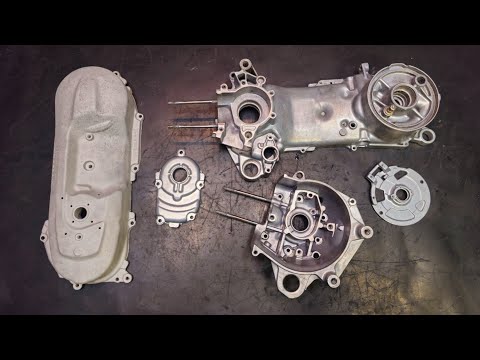 Видео: Yamaha Jog — Часть 4: Подготовка картера к сборке