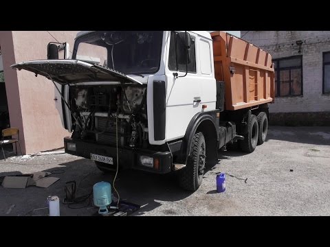 Видео: установка кондиционера на автомобиль маз