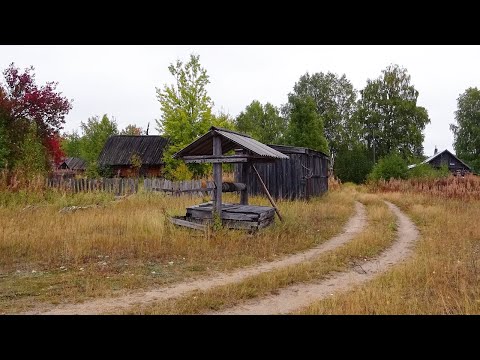 Видео: Сплав по северным рекам ч1. Заброшенная деревня Ленавож. Посёлок Конашъёль. Велью. Один в тайге изба