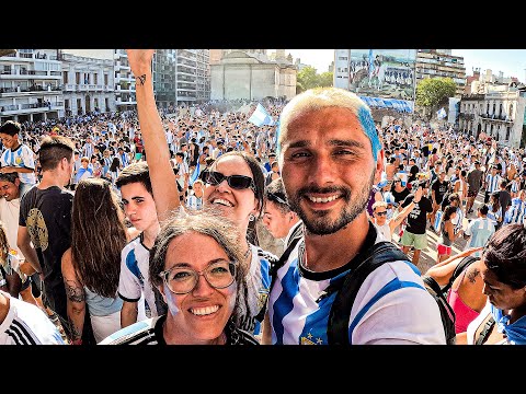 Видео: Как в Аргентине смотрели Чемпионат мира