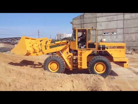 Видео: Фронтальный погрузчик L - 34 Stalowa Wola после капремонта в ООО Ремспецмаш