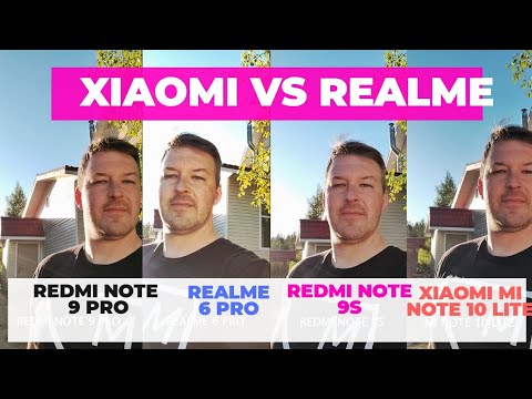 Видео: MI NOTE 10 LITE vs REDMI NOTE 9 PRO vs REALME 6 PRO vs REDMI NOTE 9S ТЕСТ КАМЕР