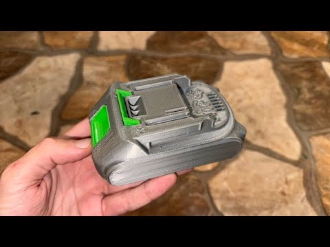 Видео: Аккумуляторы для электроинструментов на 3D принтере