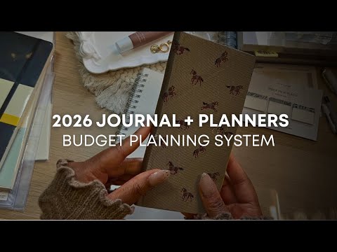 Видео: Моя система планирования бюджета на 2026 год с использованием журналов и планировщиков 📝 Hobonich...