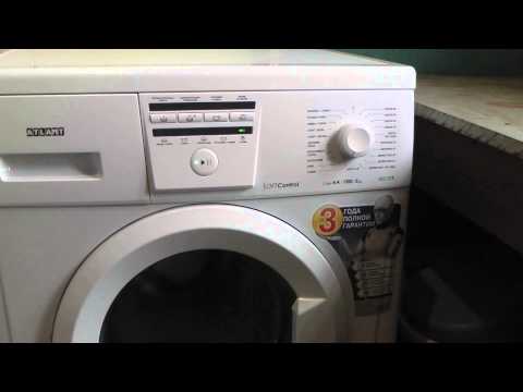 Видео: ATLANT 50c101 - стиральная машина, жуткие шумы работы (новая). Громкие неприятные звуки!