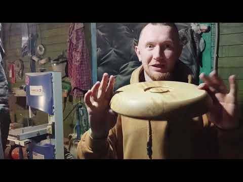 Видео: Тарелка под пиццу и мясо из ясеня на токарном станке
