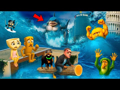 Видео: ФРАНКЛИН мен БРЕЙНРОТТАР ҮЙЛЕРІН ЦУНАМИ БАСЫП АЛДЫ | БҰНЫ КІМ ЖАСАДЫ? (GTA V)