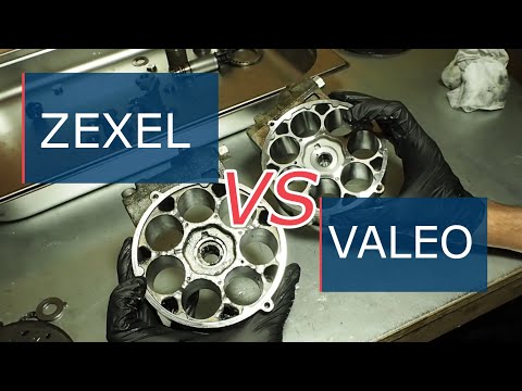 Видео: Сравниваем внутренности компрессоров ZEXEL и VALEO с одинаковым обозначением корпуса DCS17E
