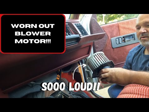 Видео: Замена электродвигателя вентилятора кондиционера OBS Chevrolet 1991 года!