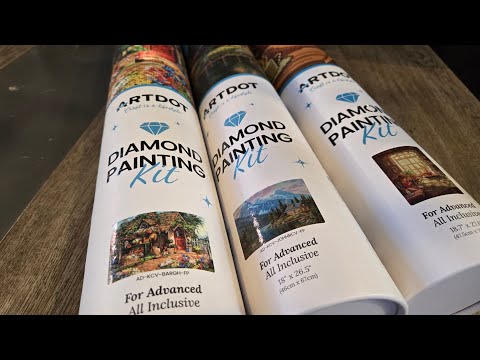Видео: Новые наборы для алмазной живописи Artdot
