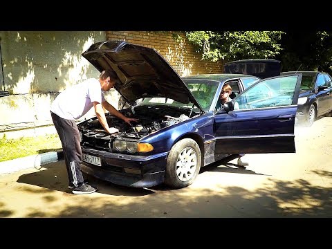 Видео: Смерть Легенды! BMW e38 после пожара :(