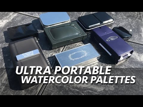 Видео: Ультрапортативные акварельные палитры
