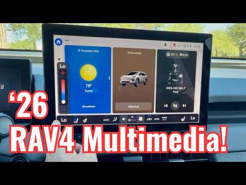 Видео: НОВАЯ мультимедиа Toyota RAV4 2026 года ПОРАЗИТ ВАС!