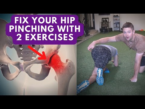 Видео: Как БЫСТРО устранить защемление и импинджмент бедра с помощью ДВУХ упражнений!