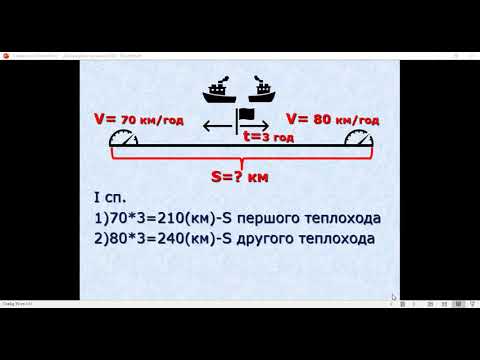 Видео: Задачі на зустрічний рух і рух у протилежних напрямках