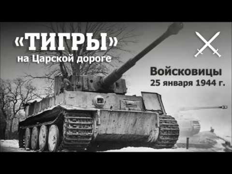 Видео: "Тигры" на Царской дороге. Войсковицы. 25 января 1944 г.