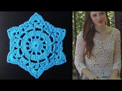 Видео: Мотив для кофточки. МК. Средний уровень сложности.