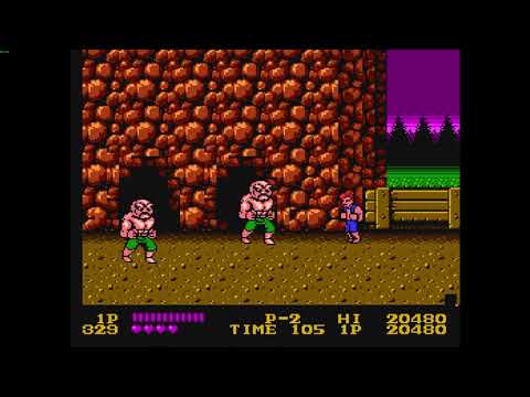 Видео: Dooble Dragon.(NES) Прохождение.