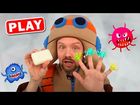 Видео: KyKyPlay - Как важно мыть руки - Микробы VS Мыло - Поиграйка