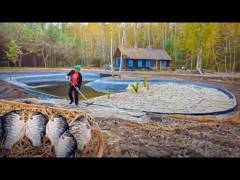 Видео: Наполнение пруда  жизнью. Наполнение жизни смыслом. Нескончаемые планы.