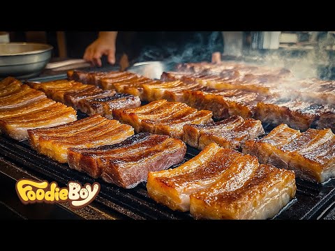 Видео: Лучший способ приготовить блюда из свинины - Корейская уличная еда