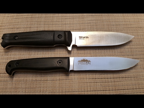 Видео: Нож PIONEER Kizlyar Supreme. Обзор + сравнение с ножом STURM