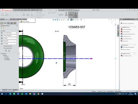 Видео: 02 Эскиз по картинке в SolidWorks