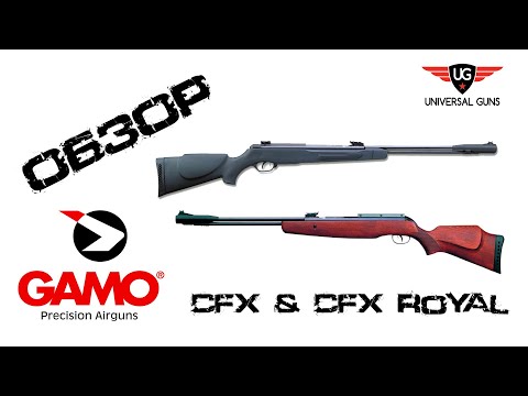 Видео: Пневматические винтовки Gamo CFX и Gamo CFX Royal