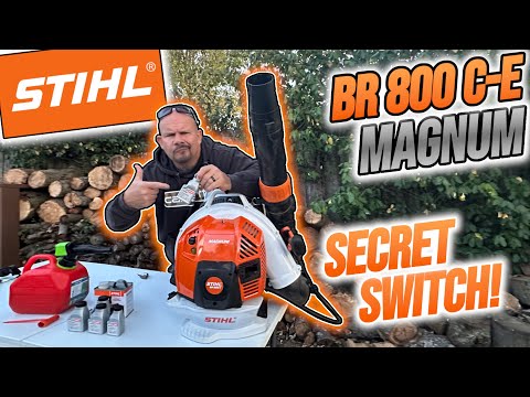 Видео: ОБЗОР STIHL BR 800 C-E MAGNUM: СОВЕТЫ ДЛЯ САМОСТОЯТЕЛЬНОГО ИЗГОТОВЛЕНИЯ И СЕКРЕТНЫЙ ПЕРЕКЛЮЧАТЕЛЬ.