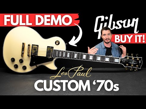 Видео: НОВАЯ Gibson USA Les Paul Custom '70s ПОЛНАЯ ДЕМОНСТРАЦИЯ (КУПИТЬ!)