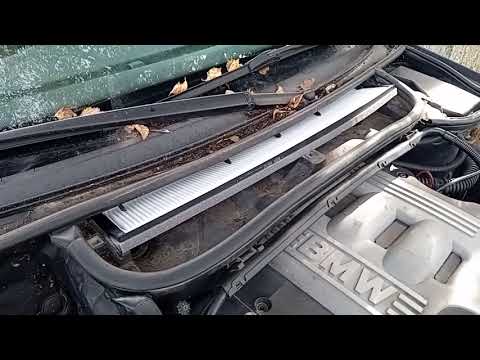 Видео: Replacing the cabin filter on a BMW E46/Замена салонного фильтра BMW E46