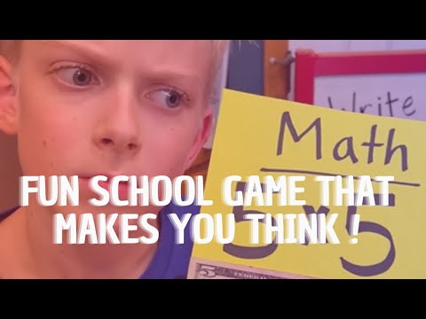 Видео: Семейная игра-викторина со школьными предметами и ведерками для призов🏆🏆