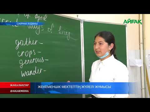 Видео: 06.04.2021 ж. Жекеменшік мектептің жүйелі жұмысы