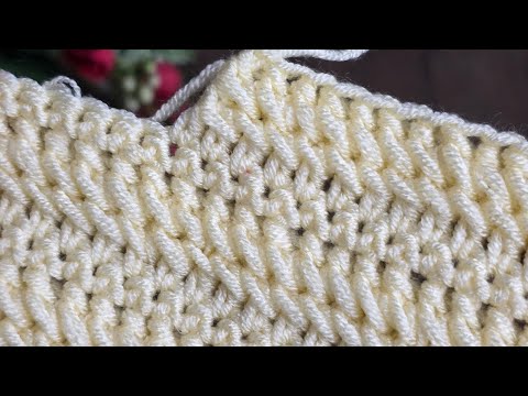 Видео: Стежок ~ Идеально подходит для одеял • Онлайн-урок по вязанию крючком. #вязание #вязаниекрючком #...