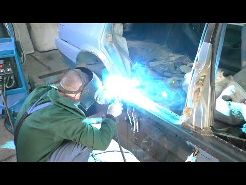 Видео: ВАЗ 2115 приехал поменять задний лонжерон, в итоге сначала замена порога