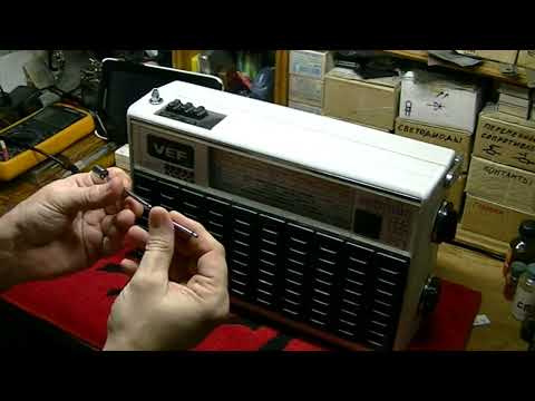 Видео: VEF spidola 232. Как обычно планка и антенна не по стандарту.