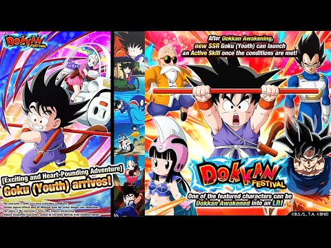 Видео: Гокууу!! | Dokkan Festival [Goku (Youth)] | Dragon Ball Z Dokkan Battle