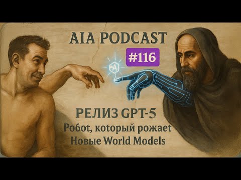 Видео: Релиз GPT-5, новые World Models, робот вынашивает ребенка и похороны Claude / AIA Podcast #116