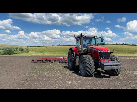 Видео: НОВЫЙ КУЛЬТИВАТОР В РАБОТЕ | КУЛЬТИВАЦИЯ НА MASSEY FERGUSON 8737S и К744